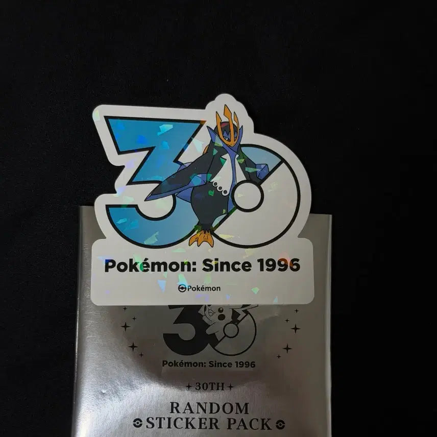 [BUNJANG] Empert Limited Edition Pokémon 30th Anniversary Pop-up Logo Sticker / 엠페르트 한정판 포켓몬 30주년 팝업 로고스티커 랜덤 스티커