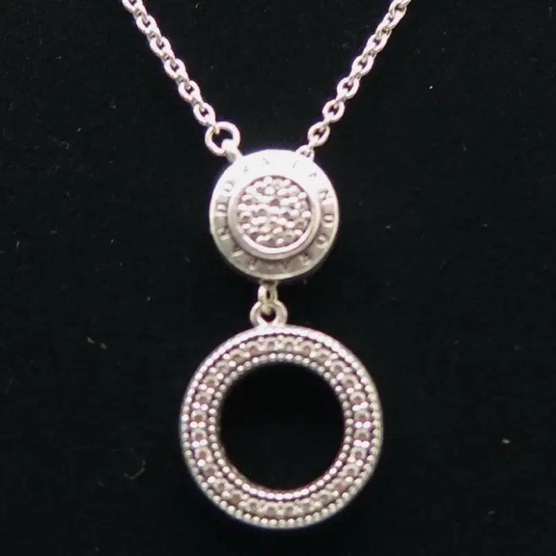 [BUNJANG] Pandora ALE 925 Sterling Silver Sign Necklace / 판도라 Ale 925 Sterling Silver Sign 목걸이