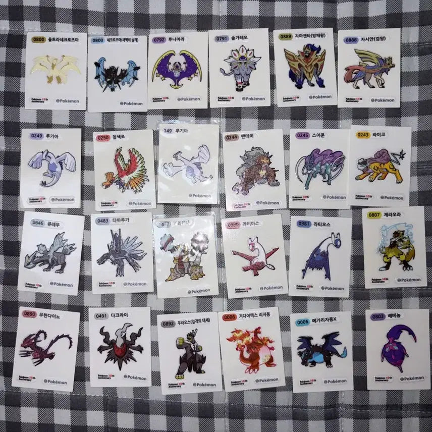 [BUNJANG] Pokemon 30th Anniversary Sticker Set / 포켓몬 30주년 기념 띠부씰