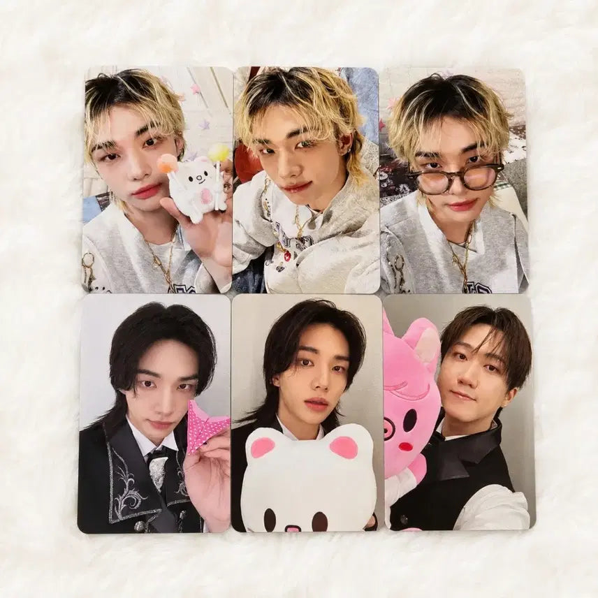 [BUNJANG] Stray Kids Hyunjin &amp; Changbin Special Edition Photocard Set / 스키즈 현진 팬미 현진, 스키주 현진 + 창빈 특전 포카 세트 양도