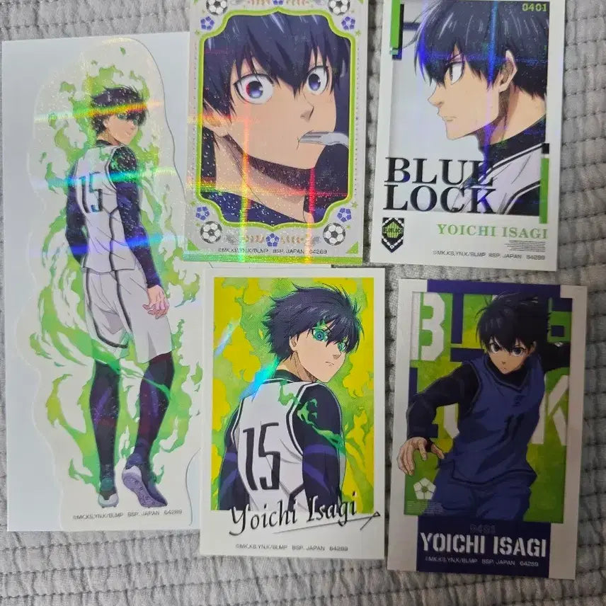 [BUNJANG] Blue Lock Yoichi Isagi Kuji Sticker Set / 블루록 이사기 요이치 쿠지 스티커