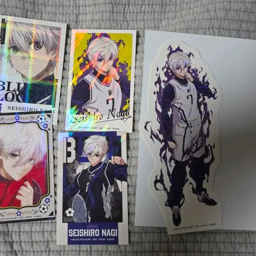 [BUNJANG] Blue Lock Seishiro Nagi Kuji Sticker Set / 블루록 나기 세이시로 쿠지 스티커