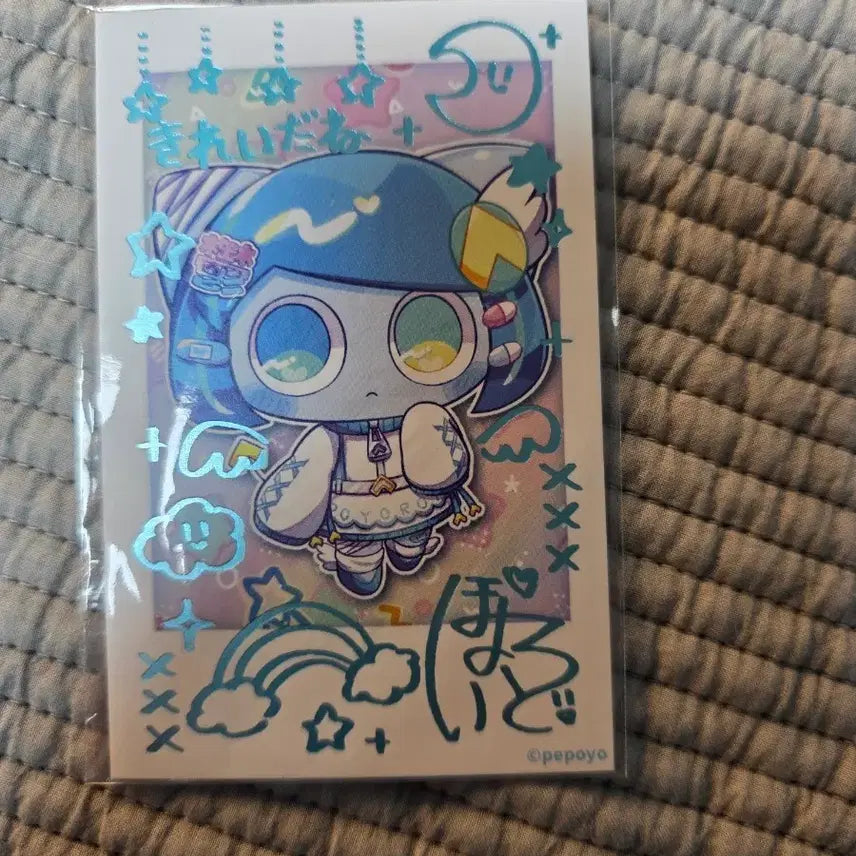 [BUNJANG] PEPOYO Poyoroid Wool Cheki Photocard / 페포요 포요로이드 울 체키 포토카드