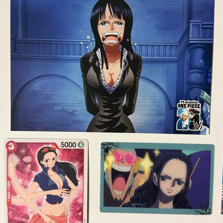 [BUNJANG] One Piece Robin Sticker &amp; Paper Goods Set / 원피스 로빈 스티커 및 지류 굿즈 공식 비공식 세트 판매