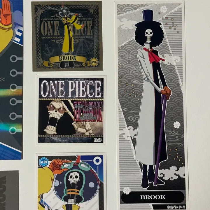 [BUNJANG] One Piece Brook Sticker &amp; Paper Goods Set / 원피스 브룩 스티커 및 지류 굿즈 공식 세트 판매