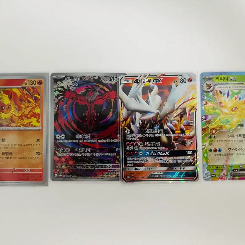 [BUNJANG] Pokemon Promo Pikachu, Booster, Yveltal, Reshiram, Leafeon EX Cards / 포켓몬 프로모 피카츄 부스터/이벨타르/레시라무/리피아 EX