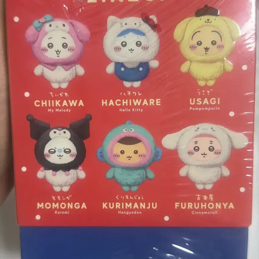 [BUNJANG] Chiikawa Sanrio Momonga &amp; Kuromi Kirameko Figure (Sealed) / 미개봉 치이카와 산리오 모몽가 쿠로미 캐릭터즈 키라메코