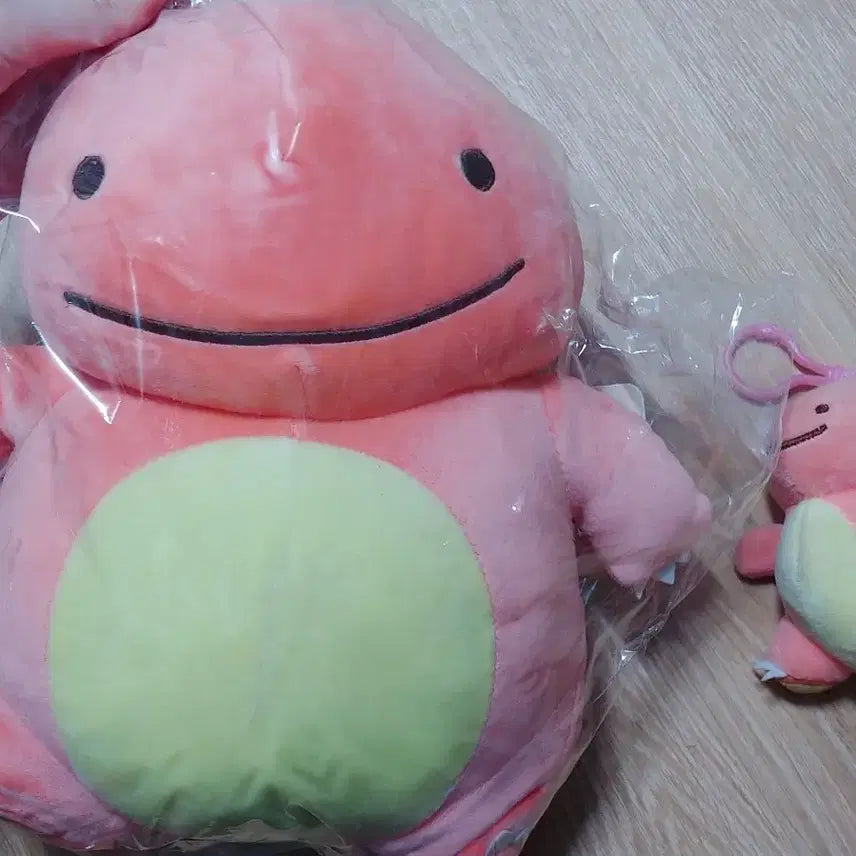 [BUNJANG] Pokemon Transform Ditto Charmander Plush Set / 포켓몬 변신 메타몽 파이리 인형 일괄