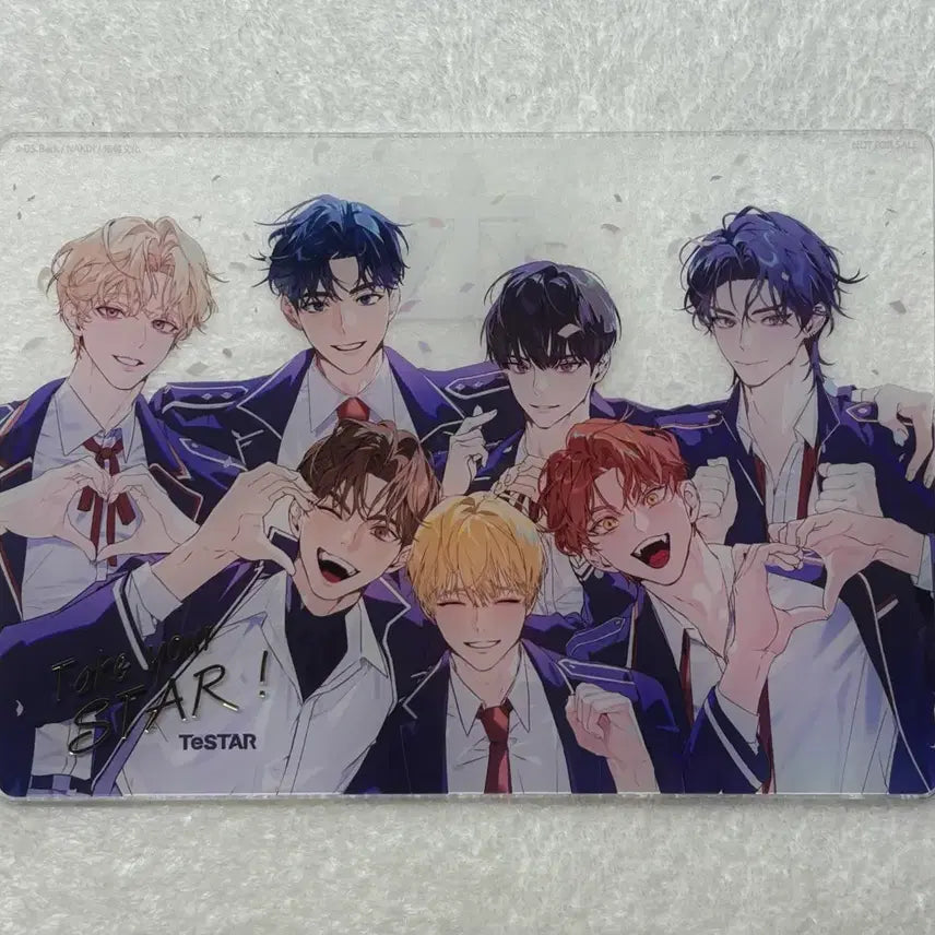 [BUNJANG] DEMO_DEBUT TESTAR Taiwan Edition Group Acrylic Standees (Ryuchengwoo, Bese, Seonahyeon, Keunse, Parkmundae, Chayujin, Kimraebin) / 데못죽 테스타 대만판 단체 아크릴 류청우배세선아현큰세박문대차유진김래빈