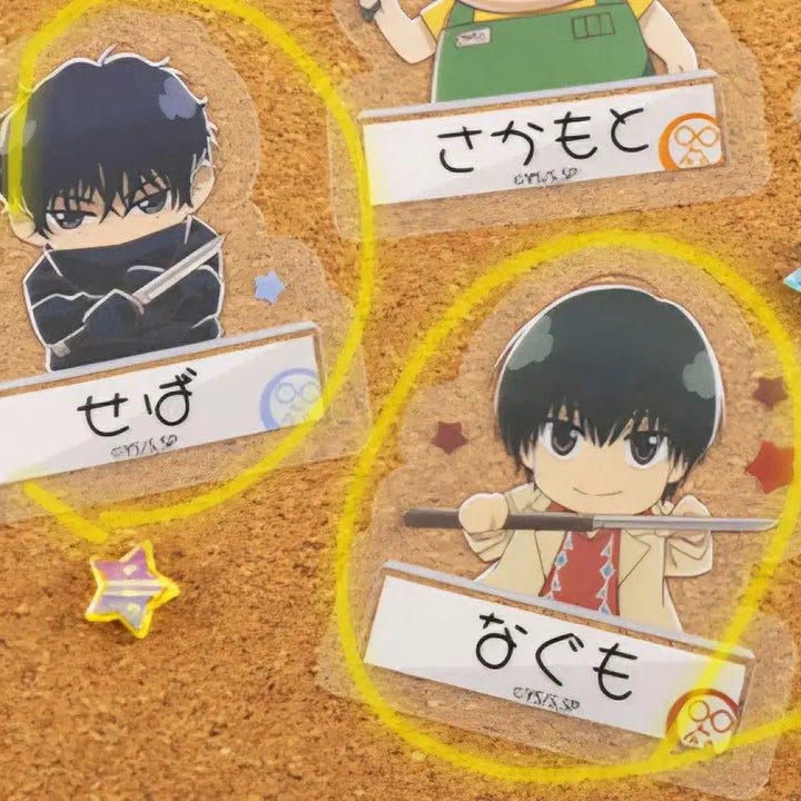 [BUNJANG] Sakamoto Days Die-Cut Clear Sticker Set (Nagumo, Seba Natsuki) / [사카모토데이즈] 사카데이 다이컷 클리어 스티커 나구모 세바 나츠키