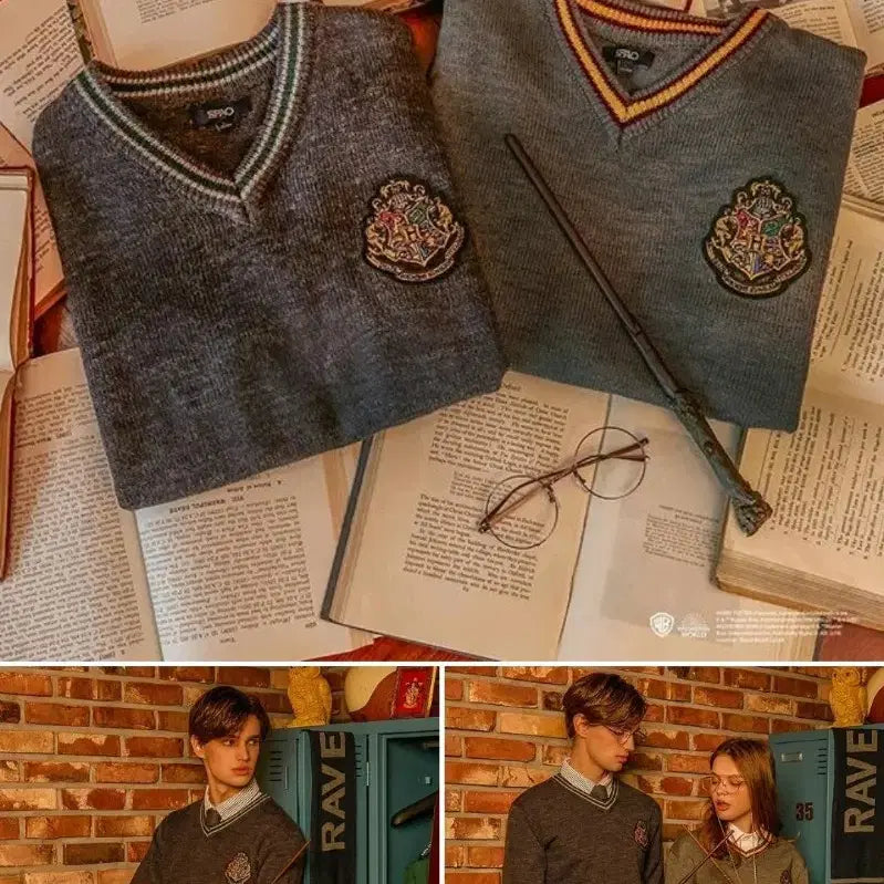[BUNJANG] SPAO Harry Potter Collaboration Hogwarts Sweater Knit M / 한정판 스파오 해리포터 콜라보 호그와트 스웨터 니트 M