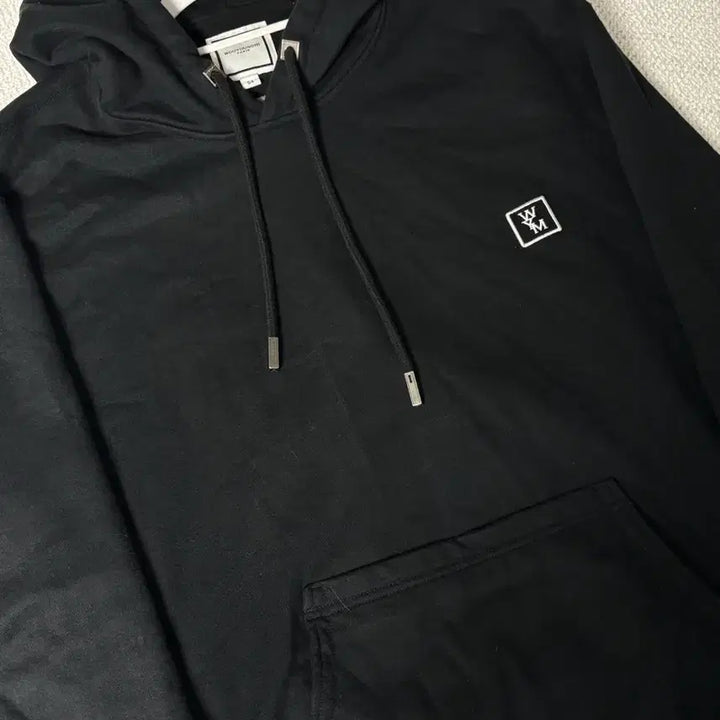 [BUNJANG] WooYoungMi Back Logo Hoodie Black Size 54 / [정품] 우영미 백로고 후드티 블랙 54사이즈