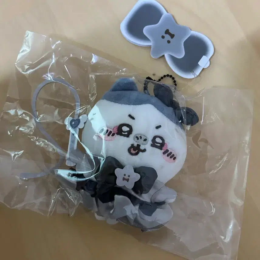 [BUNJANG] Chiikawa Hachware Magical Plush Mascot / 치이카와 흑화 매지컬 하치와레 마스코트