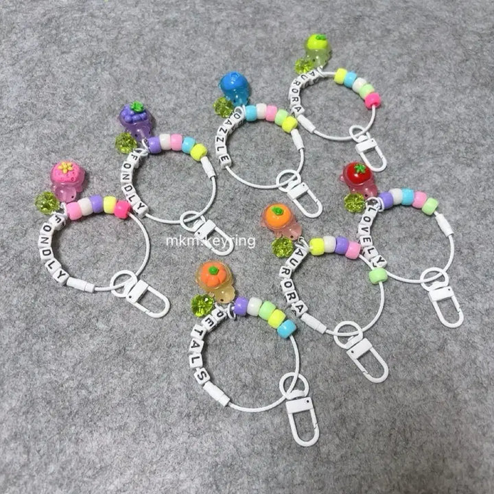 [BUNJANG] DIY Four-Leaf Clover Turtle Keychain Making Kit / DIY 행운의 네잎클로버 거북이 키링 만들기 세트 열쇠고리 가방 키링