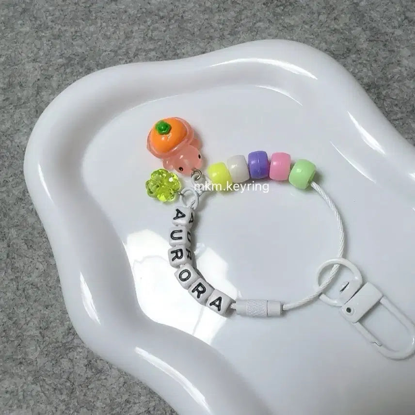 [BUNJANG] DIY Four-Leaf Clover Turtle Keychain Making Kit / DIY 행운의 네잎클로버 거북이 키링 만들기 세트 열쇠고리 가방 키링