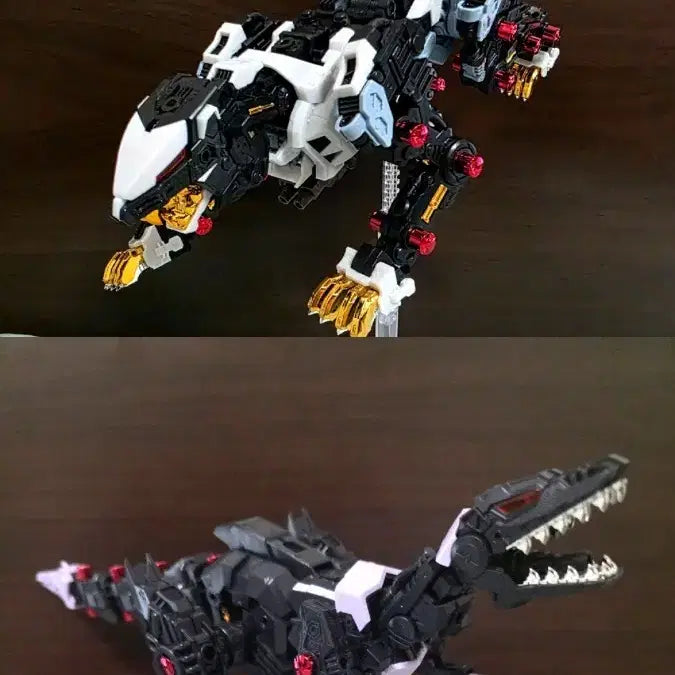 [BUNJANG] Kotobukiya HMM Zoids Pearly Coating &amp; Plated Liger Zero &amp; Berserk Fuhrer Body Set / 코토부키야 HMM조이드 펄코팅, 맥기 라이거제로 &amp; 맥기 버서크퓌러 소체