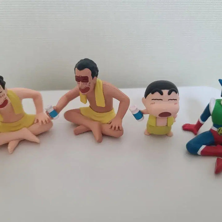 [BUNJANG] Crayon Shin-chan Sauna Gacha 4 Types / 짱구 사우나 가챠 4종 팝니다.