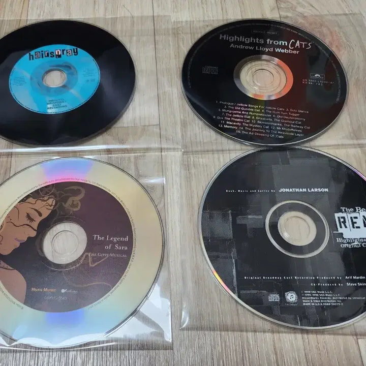 [BUNJANG] Musical OST CD Collection (Les Miserables, RENT, etc.) - 18 Discs / 뮤지컬 OST 음반 CD 모음(레미제라블,렌트 등 총18장)