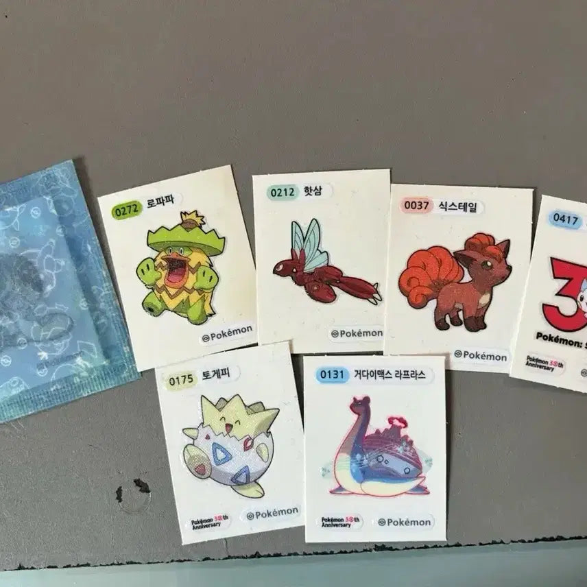 [BUNJANG] Pokemon Bread Stickers Bundle Set / 포켓몬빵 띠부씰 일괄판매