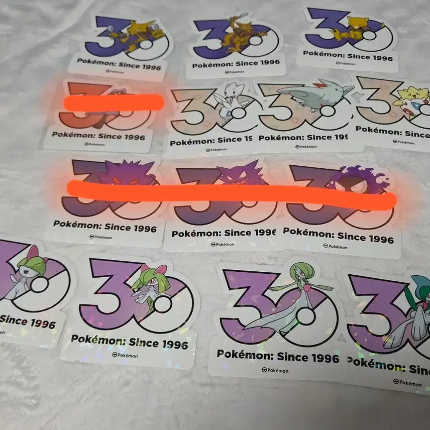 [BUNJANG] Pokemon 30th Anniversary Logo Sticker Trading / 포켓몬 30주년 로고 스티커 교환합니다!