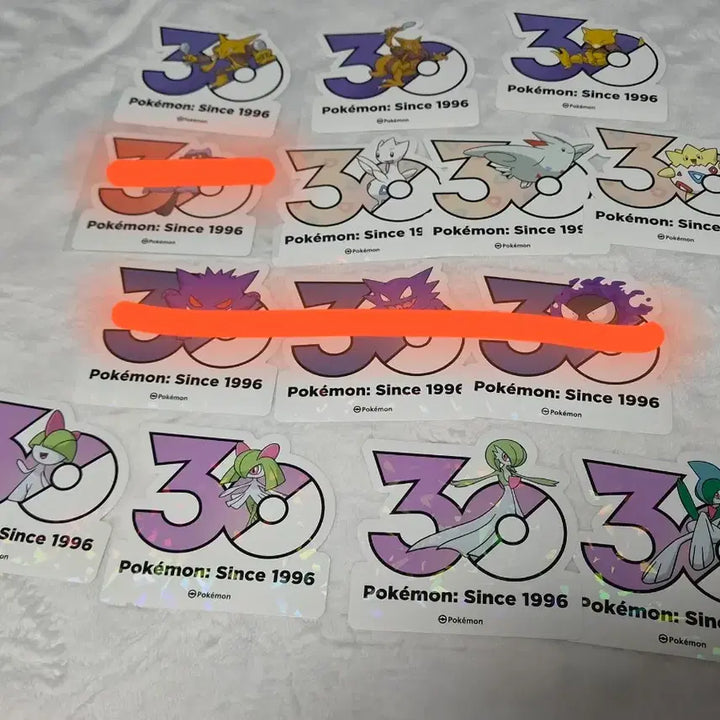 [BUNJANG] Pokemon 30th Anniversary Logo Sticker Trading / 포켓몬 30주년 로고 스티커 교환합니다!