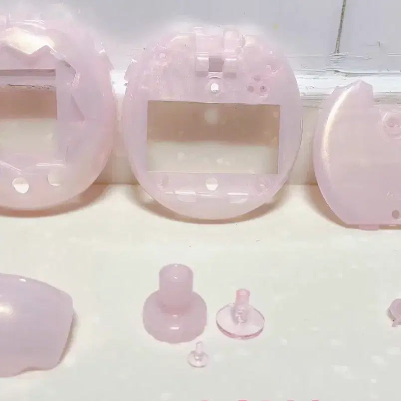 [BUNJANG] Tamagotchi Paradise Custom Shell Pearl Pink Full Set / 다마고치 파라다이스 커스텀 쉘 펄핑크 풀세트 판매합니다!