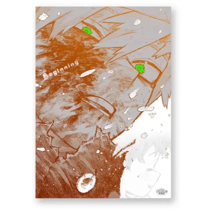 [BUNJANG] My Hero Academia Original Drawing Exhibition "The Beginning" Katsuki Bakugo &amp; Izuku Midoriya A2 Poster / 택포10) 히로아카 원화전 바쿠고 미도리야 더비기닝 A2 포스터 판매