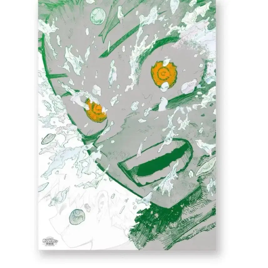 [BUNJANG] My Hero Academia Original Drawing Exhibition "The Beginning" Katsuki Bakugo &amp; Izuku Midoriya A2 Poster / 택포10) 히로아카 원화전 바쿠고 미도리야 더비기닝 A2 포스터 판매