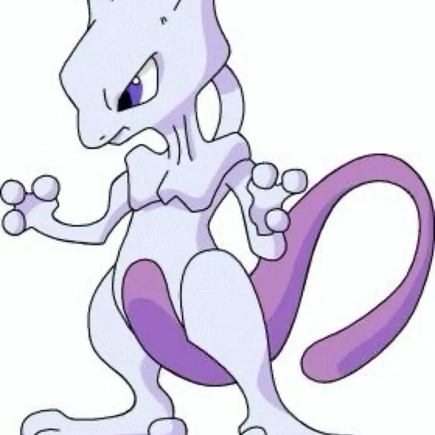 [BUNJANG] Pokemon 30th Anniversary Mewtwo Sticker / 포켓몬스터 30주년 뮤츠 스티커