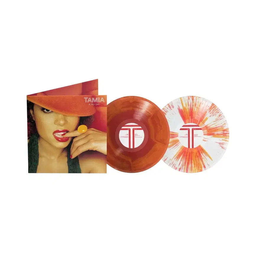 [BUNJANG] Tamia A Nu Day LP Orange Red Swirl &amp; Splatter Colored Vinyl / Tamia - A Nu Day LP