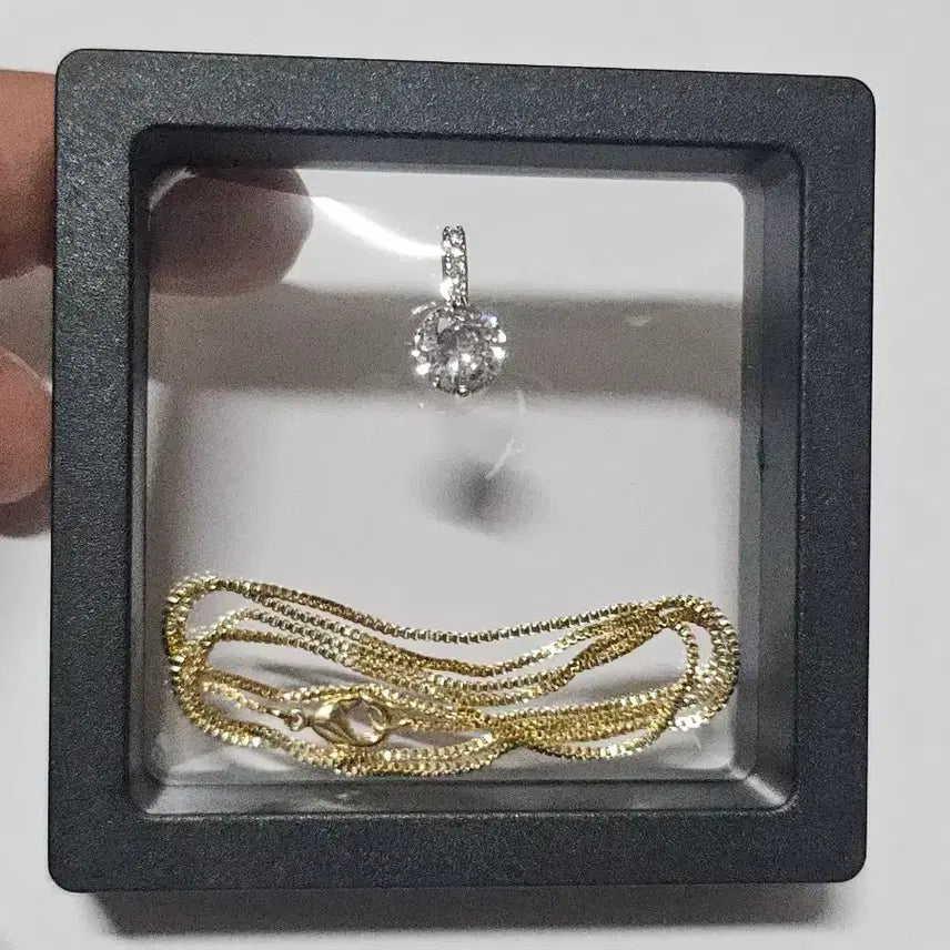 [BUNJANG] Cubic Necklace / 큐빅목걸이