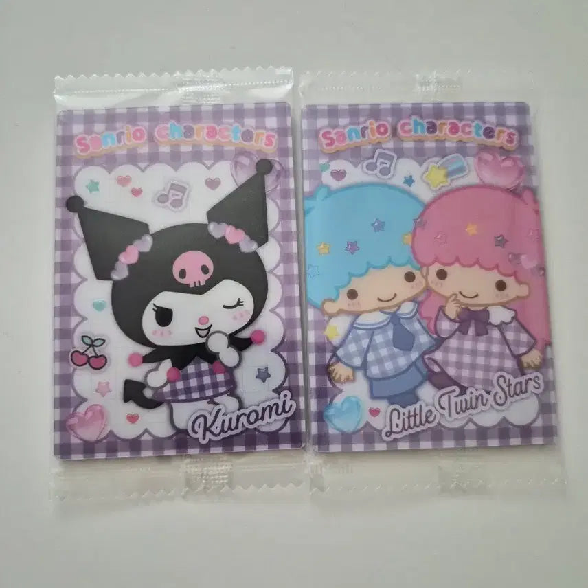 [BUNJANG] Sanrio Wafer Card 12 Kuromi KikiLala Bundle Set / 산리오 웨하스 카드 12 쿠로미 키키라라 일괄