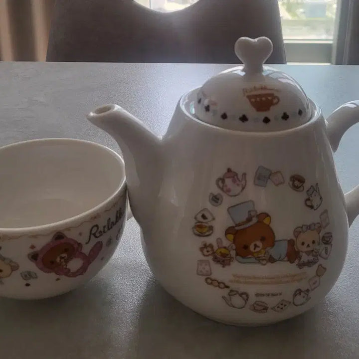 [BUNJANG] Rilakkuma Teapot and Teacup Set / 리락쿠마 티포트 찻잔세트