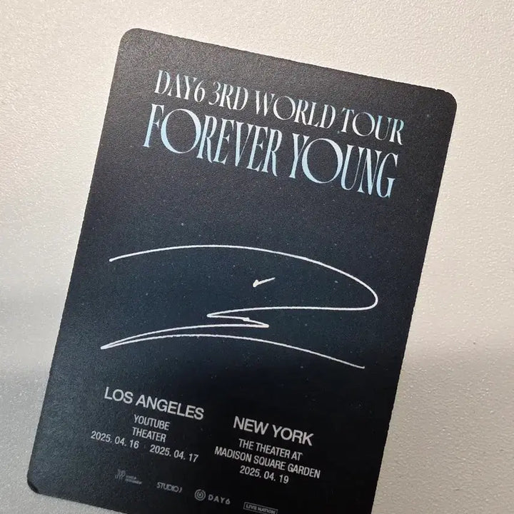 [BUNJANG] DAY6 Dowoon Forever Young LA VIP Soundcheck Photocard / 데이식스 도운 포카 포에버영 LA 입장포카 VIP 사첵