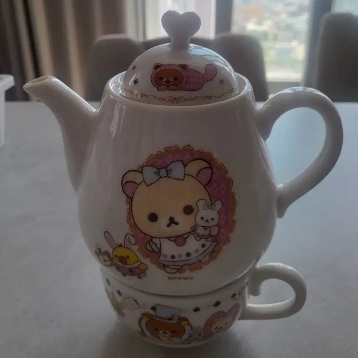 [BUNJANG] Rilakkuma Teapot and Teacup Set / 리락쿠마 티포트 찻잔 세트