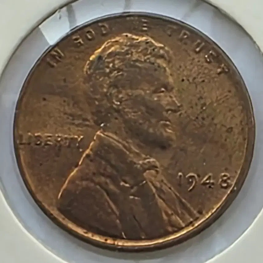 [BUNJANG] Lincoln Cent 1948 Uncirculated Philadelphia Penny / 링컨 1센트 1948년도 미사용 필라델피아 페니