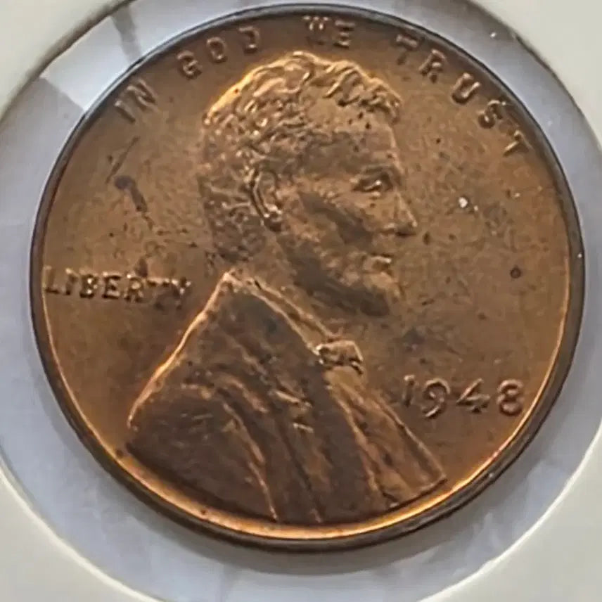 [BUNJANG] 1948 Lincoln Cent Philadelphia Mint Uncirculated Penny / 링컨 1센트 1948년도 미사용 필라델피아 페니