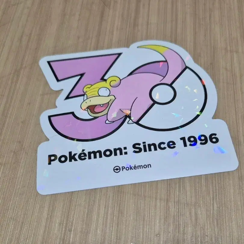 [BUNJANG] Pokemon 30th Anniversary Logo Sticker Galarian Slowpoke / 포켓몬 30주년 로고 스티커 30주년 스티커 가라르 야돈
