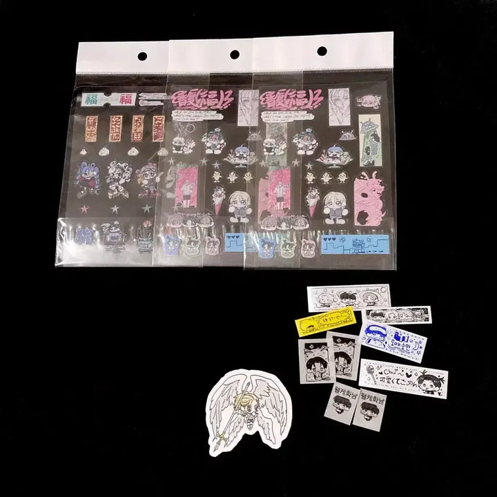 [BUNJANG] Stray Kids Felix Felix Official Sticker Label Piece / 스트레이키즈 필릭스 승민 아이엔 복승아 라벨 조각 스티커 식님 sik님 용복 묭수님 this&amp;that 디스앤댓