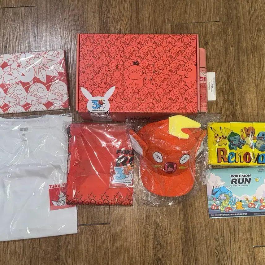 [BUNJANG] Pokemon Run Unsealed Goods Set / 포켓몬런 미개봉 굿즈 세트