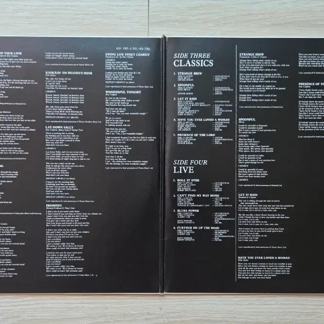 [BUNJANG] Eric Clapton Backtrackin&