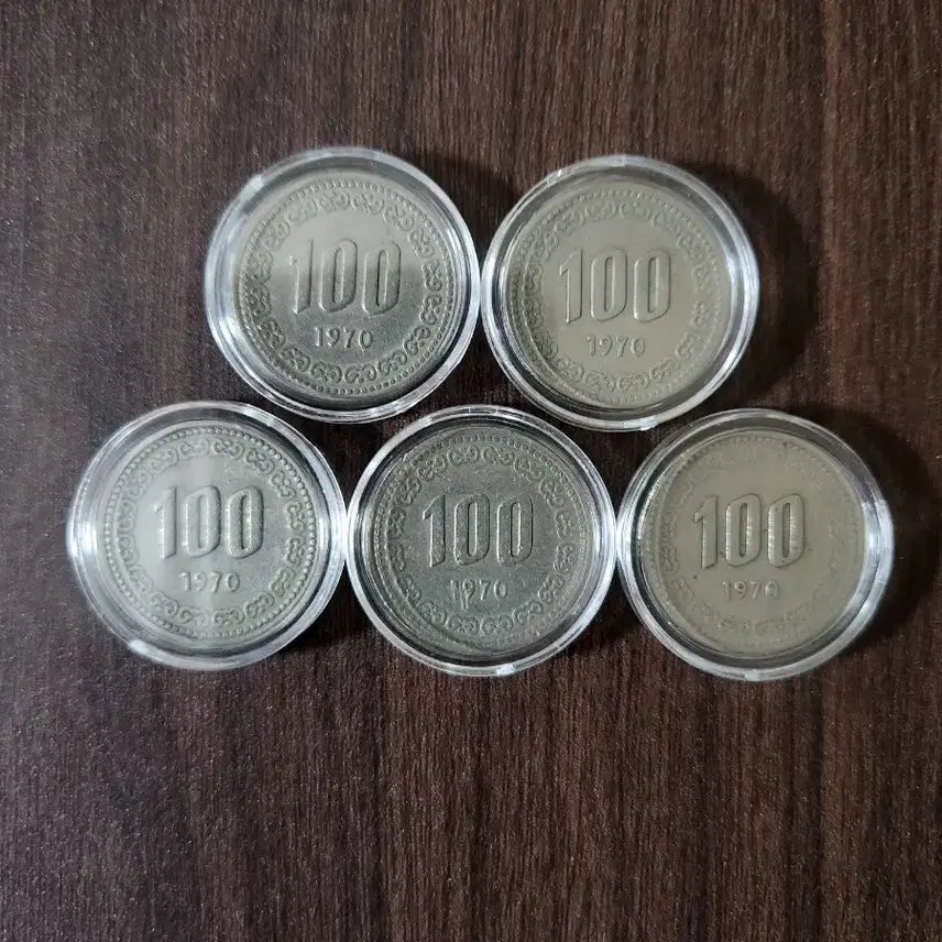 [BUNJANG] 100th Anniversary 1970 Uncirculated 5 Coin Set / 100주, 1970년 (초년도) 5개