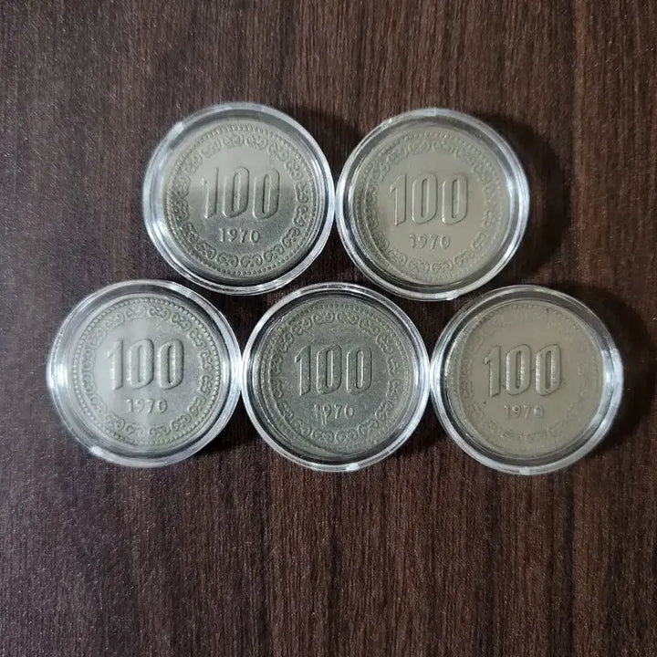 [BUNJANG] 100th Anniversary 1970 Uncirculated 5 Coin Set / 100주, 1970년 (초년도) 5개