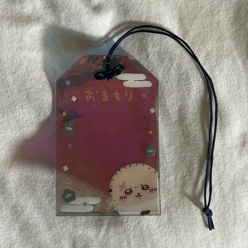 [BUNJANG] Chiikawa Racco Omamori Amulet Photocard Holder / 치이카와 랏코 오마모리 부적 포카 홀더