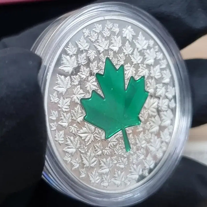 [BUNJANG] 2014 Maple Leaf Impression 1 oz Silver Coin / 2014 메이플 리프 1온스 은화