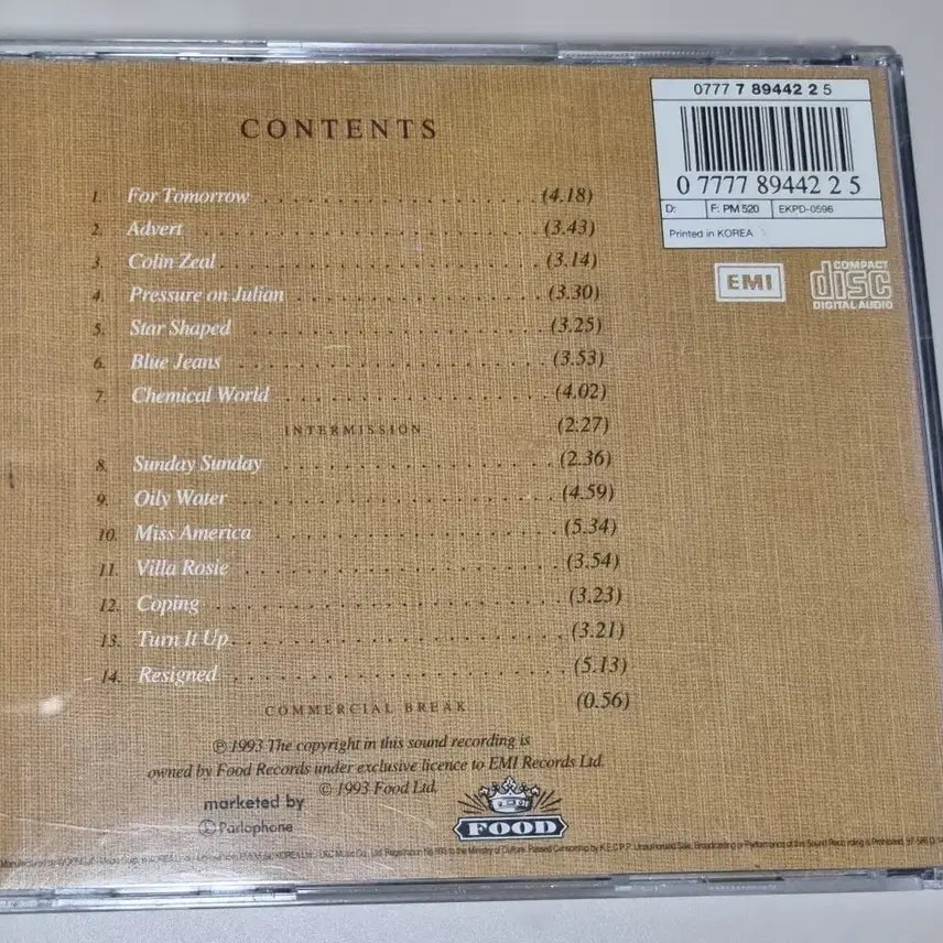 [BUNJANG] Blur 2nd Album Modern Life Is Rubbish Unsealed CD / 블러 2집 Modern Life Is Rubbish (개봉 CD)