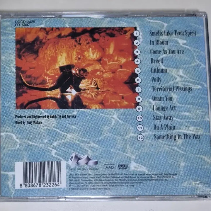 [BUNJANG] Nirvana Nevermind 2nd Album (Unsealed CD) / 너바나 2집 Nevermind (개봉 CD)