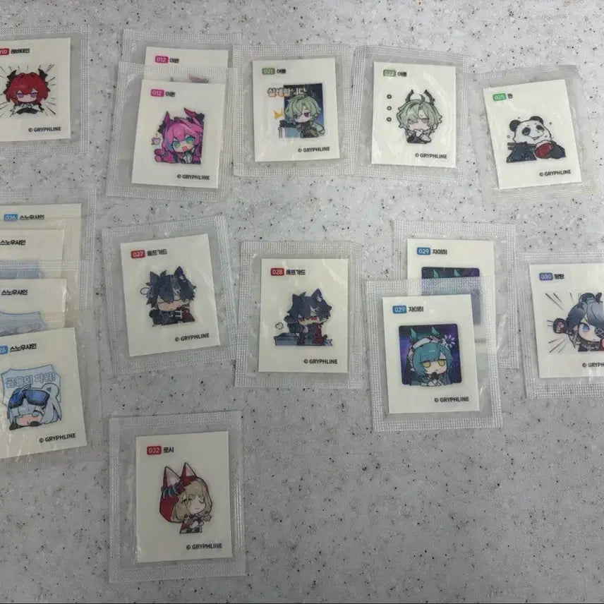 [BUNJANG] Enfield Collaboration Sticker Set / 엔드필드 콜라보 띠부씰 교환