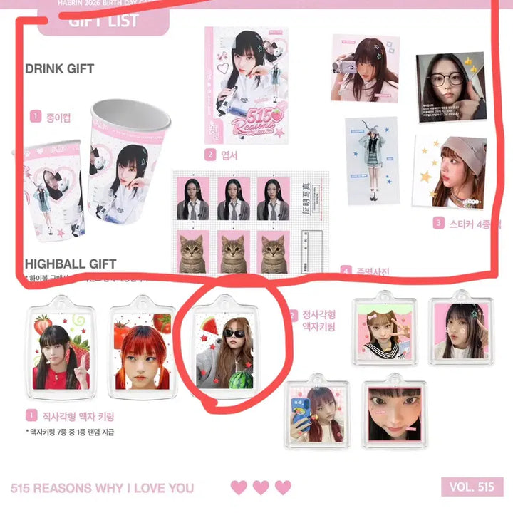[BUNJANG] NewJeans Haerin Cafe Goods Lucky Draw Sticker / 뉴진스 해린 생카 굿즈