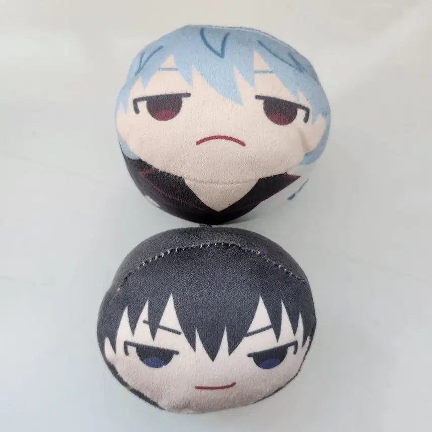 [BUNJANG] Gintama Munimuni Marshmallow Mochi Plush Set (Gintoki, Hijikata) / 은혼 무니무니 마시멜로 모찌 누이 일괄 (긴토키, 히지카타)